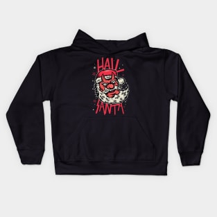 Hail Santa!!!! Kids Hoodie